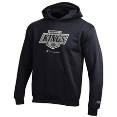 Los Angeles Kings Champion Youth Eco Powerblend Pullover Hoodie - Black - NHL