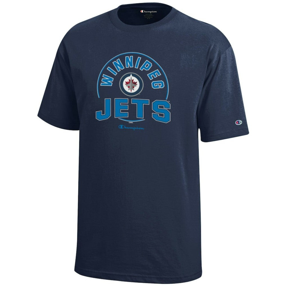 Winnipeg Jets Champion Youth Jersey T-Shirt - Navy - NHL