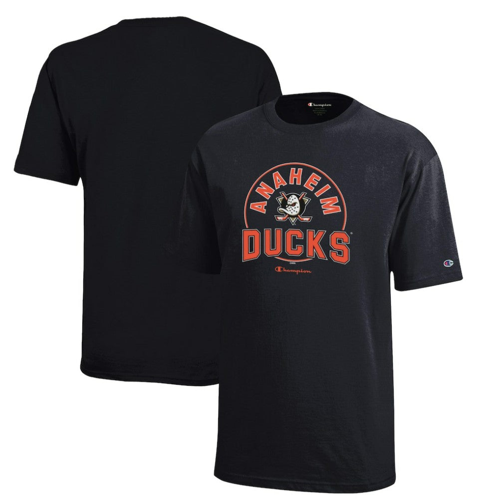 Anaheim Ducks Champion Youth Jersey T-Shirt - Black - NHL