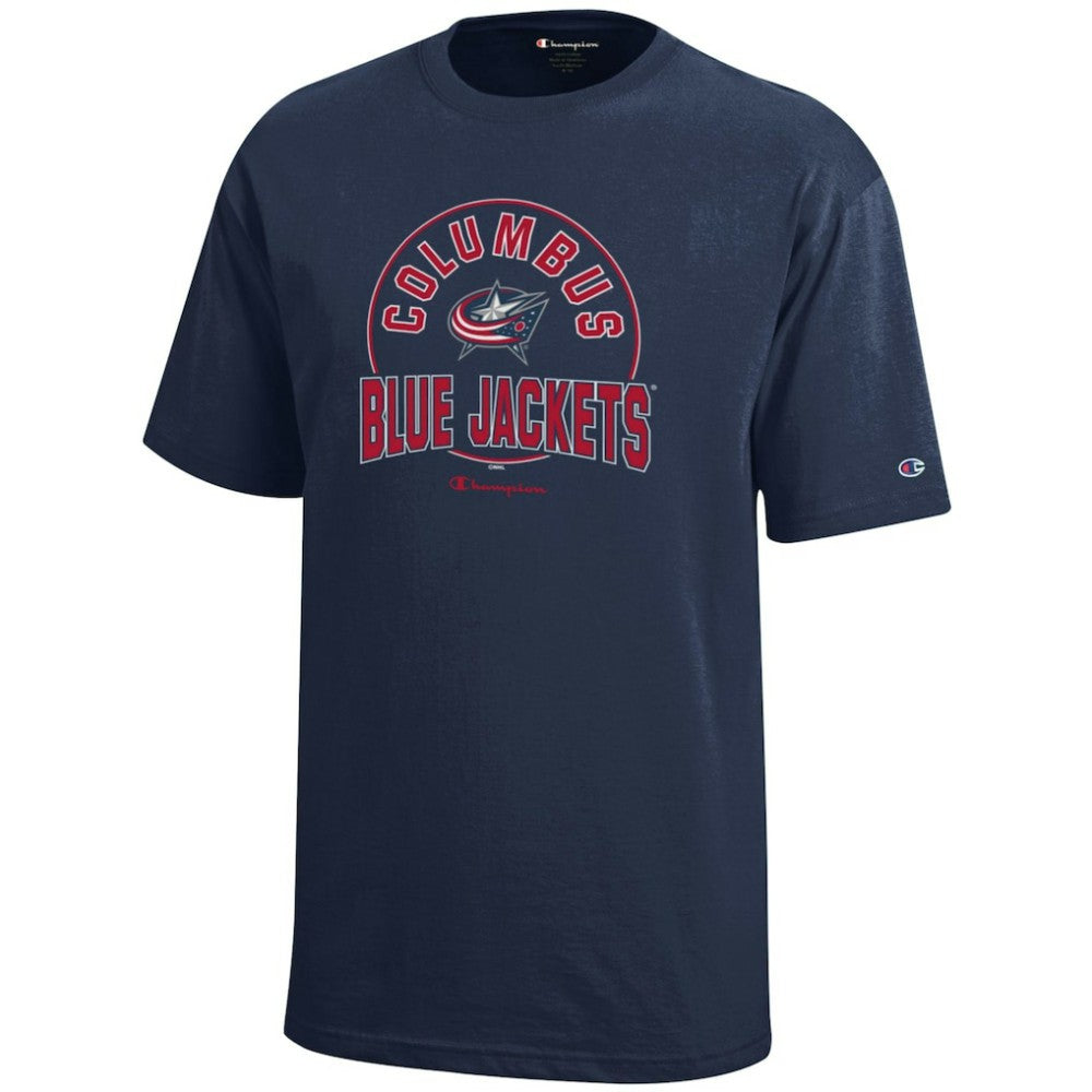 Columbus Blue Jackets Champion Youth Jersey T-Shirt - Navy - NHL