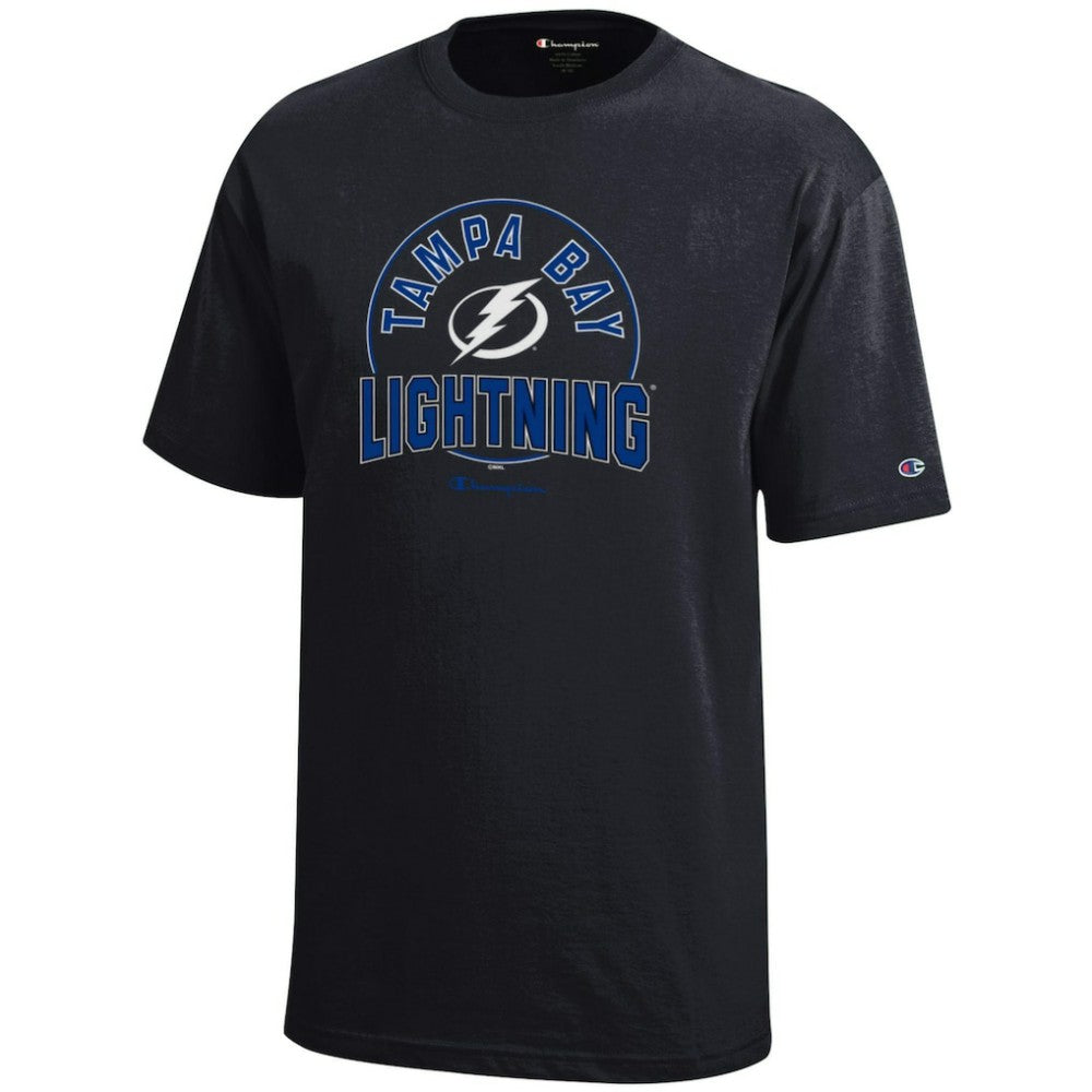 Tampa Bay Lightning Champion Youth Jersey T-Shirt - Black - NHL