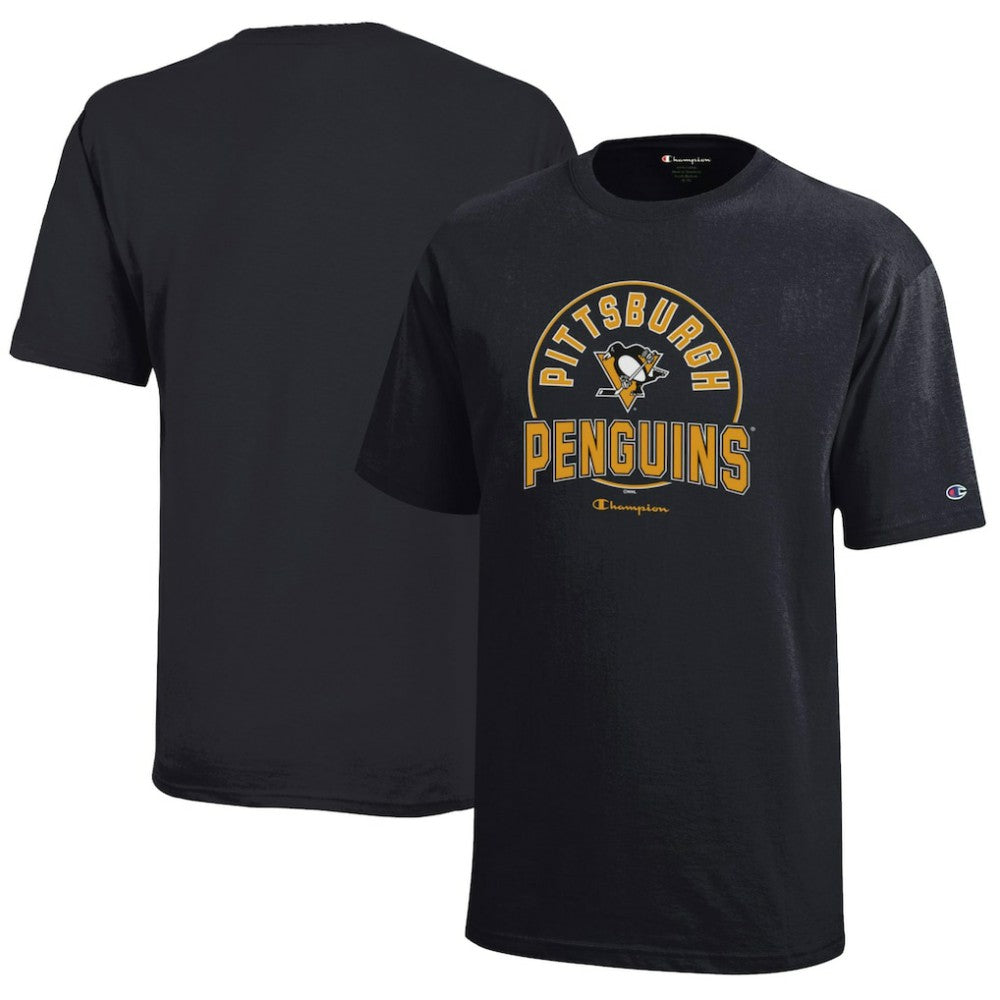 Pittsburgh Penguins Champion Youth Jersey T-Shirt - Black - NHL