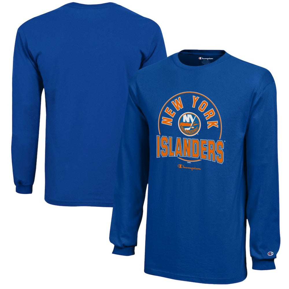 New York Islanders Champion Youth Long-Sleeve Jersey T-Shirt - Royal - NHL