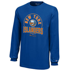 New York Islanders Champion Youth Long-Sleeve Jersey T-Shirt - Royal - NHL