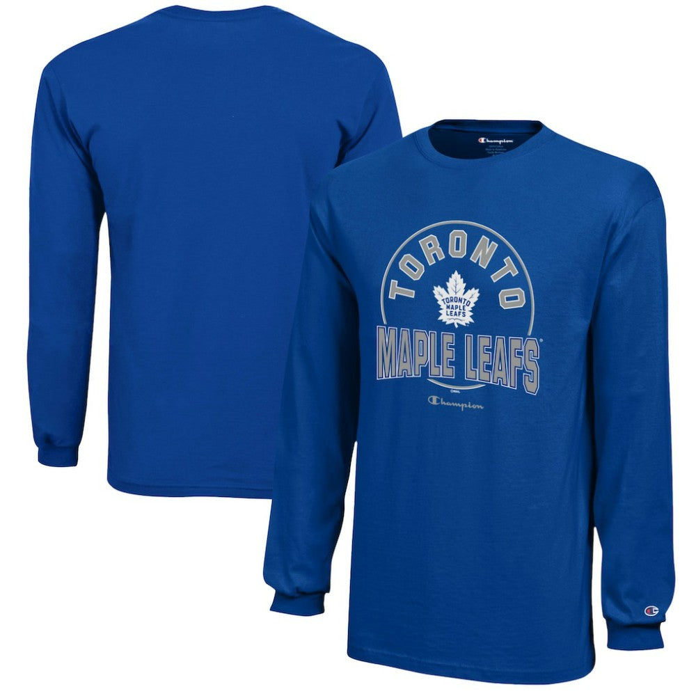 Toronto Maple Leafs Champion Youth Long-Sleeve Jersey T-Shirt - Royal - NHL
