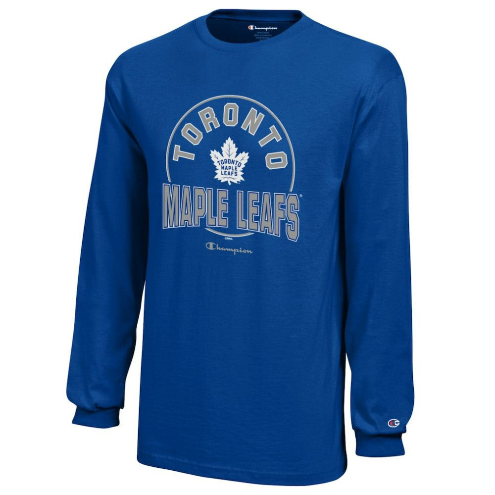 Toronto Maple Leafs Champion Youth Long-Sleeve Jersey T-Shirt - Royal - NHL