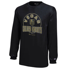 Vegas Golden Knights Champion Youth Long-Sleeve Jersey T-Shirt - Black - NHL