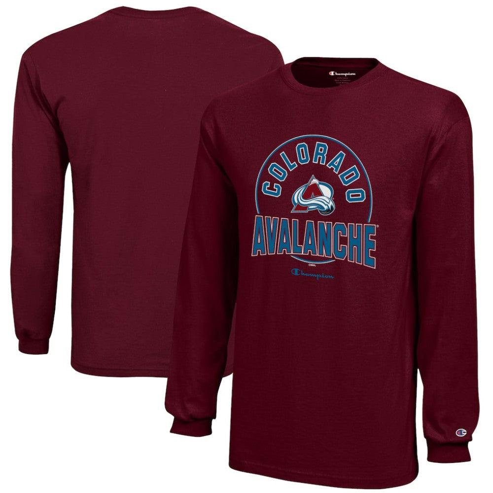 Colorado Avalanche Champion Youth Long-Sleeve Jersey T-Shirt - Burgundy - NHL