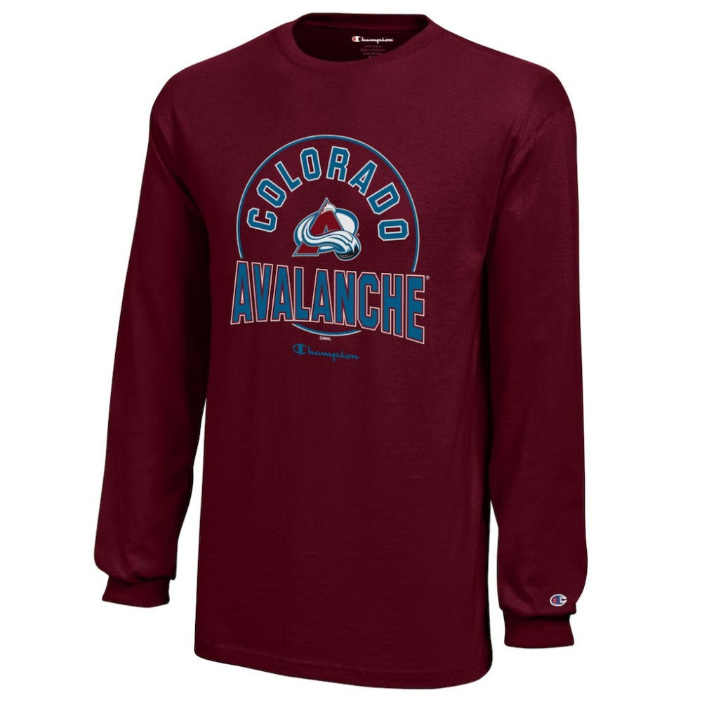 Colorado Avalanche Champion Youth Long-Sleeve Jersey T-Shirt - Burgundy - NHL