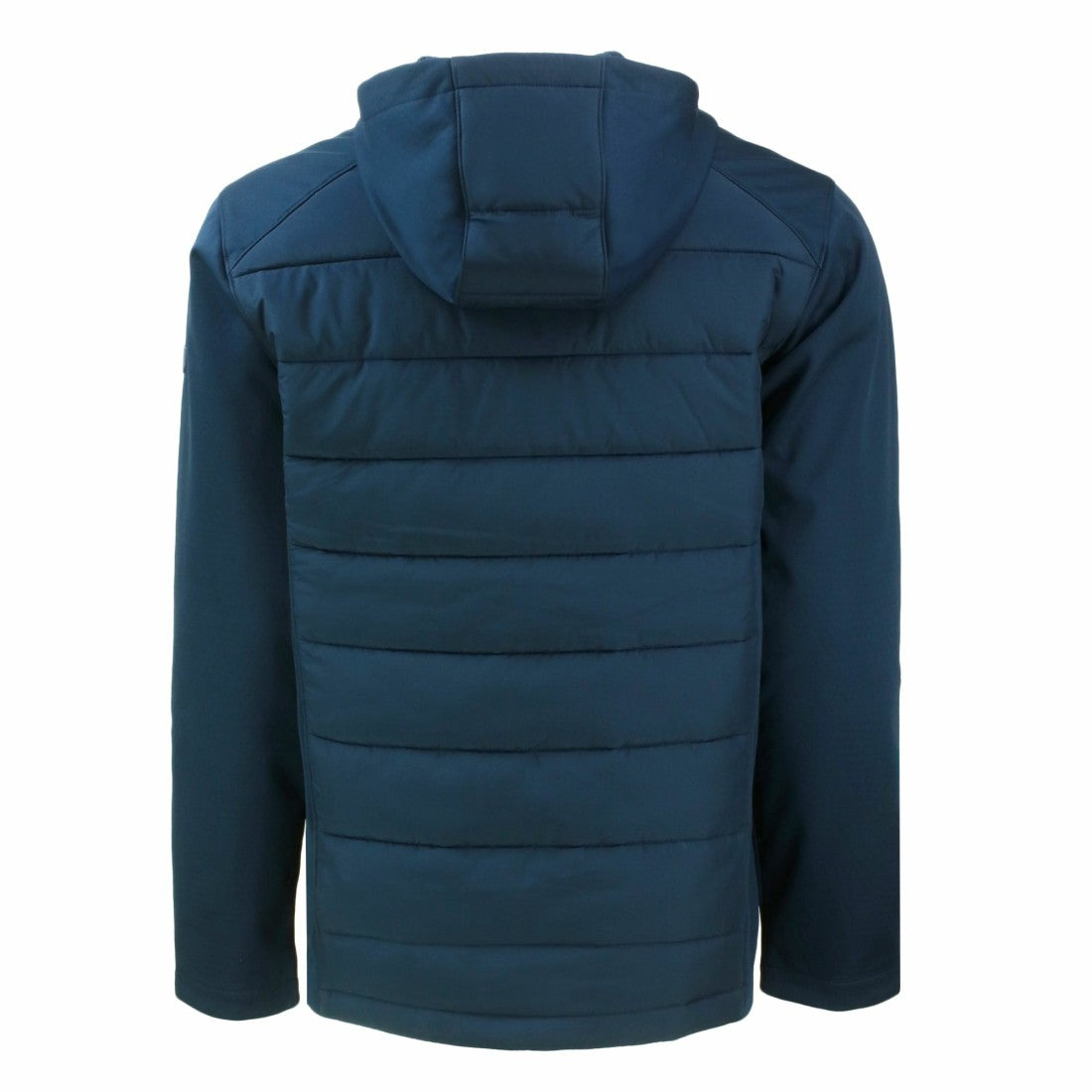 Houston Texans Cutter & Buck Americana Evoke Hybrid Eco Softshell Recycled Full-Zip Hooded Jacket Navy | NFL