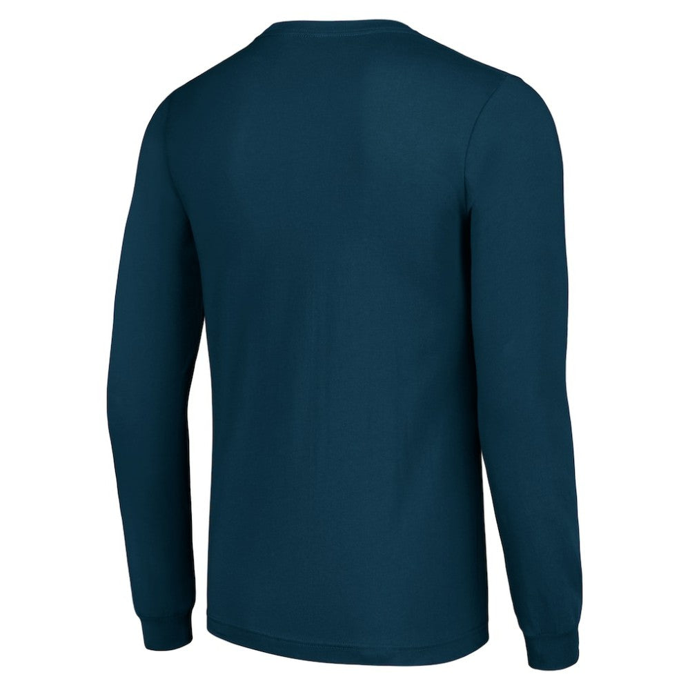 Montreal Canadiens Starter Retro Graphic Long Sleeve Crew T-Shirt - Navy - NHL