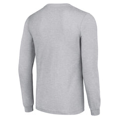 Boston Bruins Starter Retro Graphic Long Sleeve Crew T-Shirt - Heather Gray - NHL