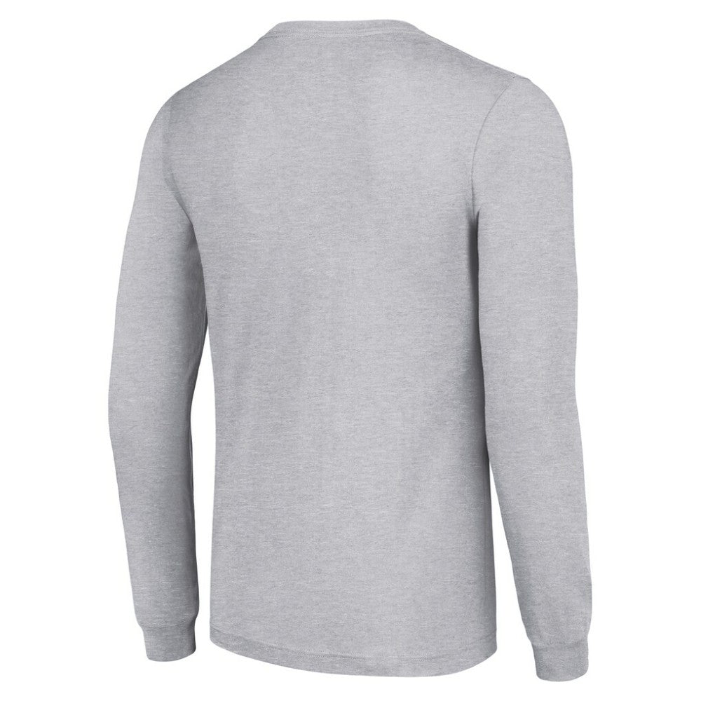 Detroit Red Wings Starter Retro Graphic Long Sleeve Crew T-Shirt - Heather Gray - NHL