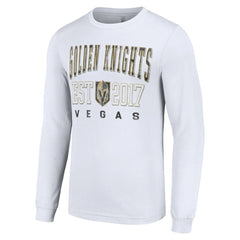 Vegas Golden Knights Starter Logo Graphic Long Sleeve T-Shirt - White - NHL