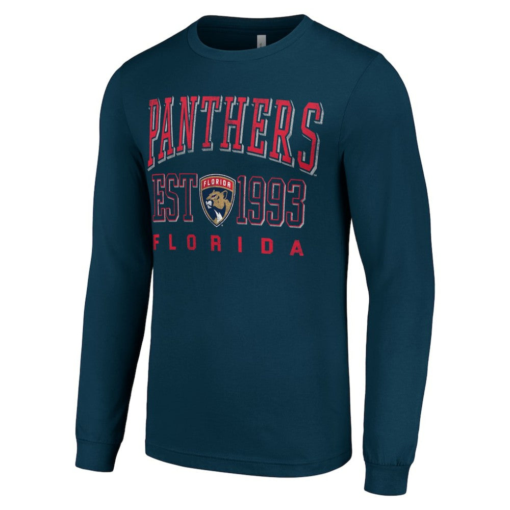 Florida Panthers Starter Logo Graphic Long Sleeve T-Shirt - Navy - NHL