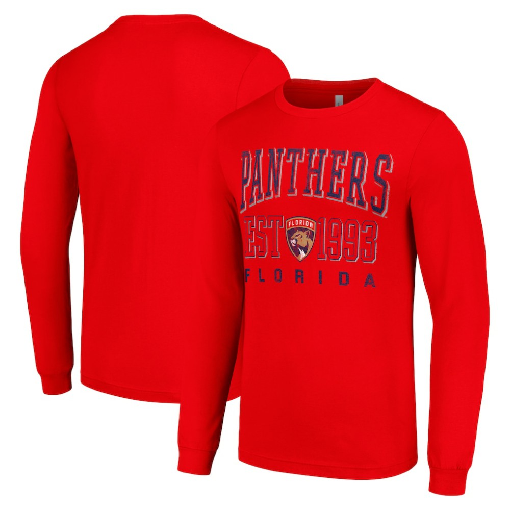 Florida Panthers Starter Logo Graphic Long Sleeve T-Shirt - Red - NHL