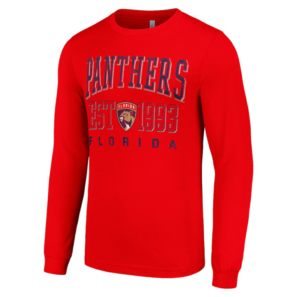 Florida Panthers Starter Logo Graphic Long Sleeve T-Shirt - Red - NHL