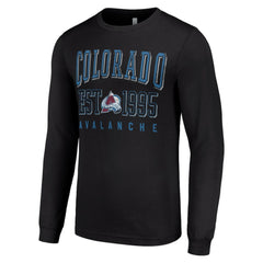 Colorado Avalanche Starter Logo Graphic Long Sleeve T-Shirt - Black - NHL