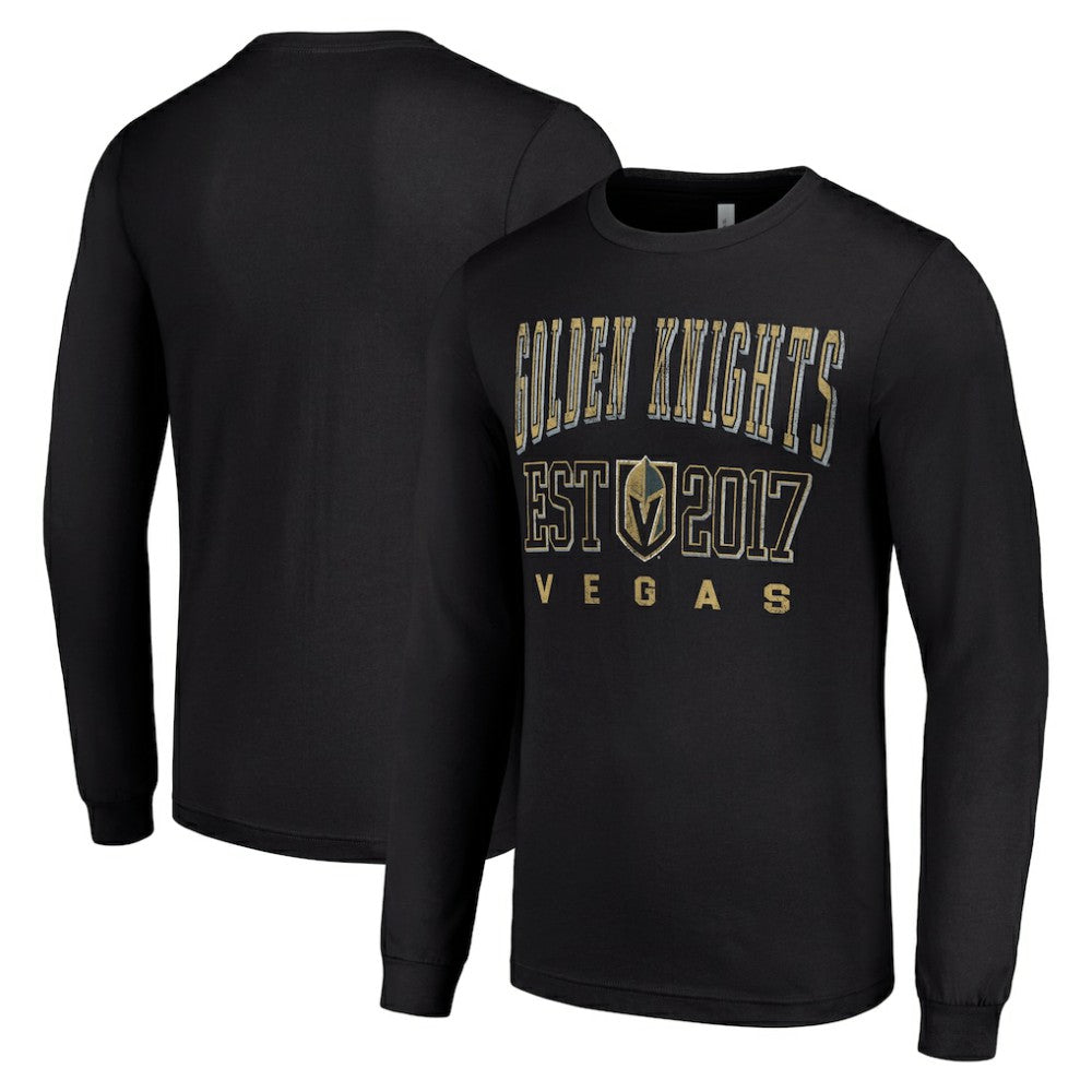 Vegas Golden Knights Starter Logo Graphic Long Sleeve T-Shirt - Black - NHL