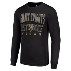 Vegas Golden Knights Starter Logo Graphic Long Sleeve T-Shirt - Black - NHL
