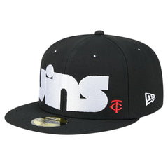 Minnesota Twins New Era Checkered Undervisor 59FIFTY Fitted Hat - MLB