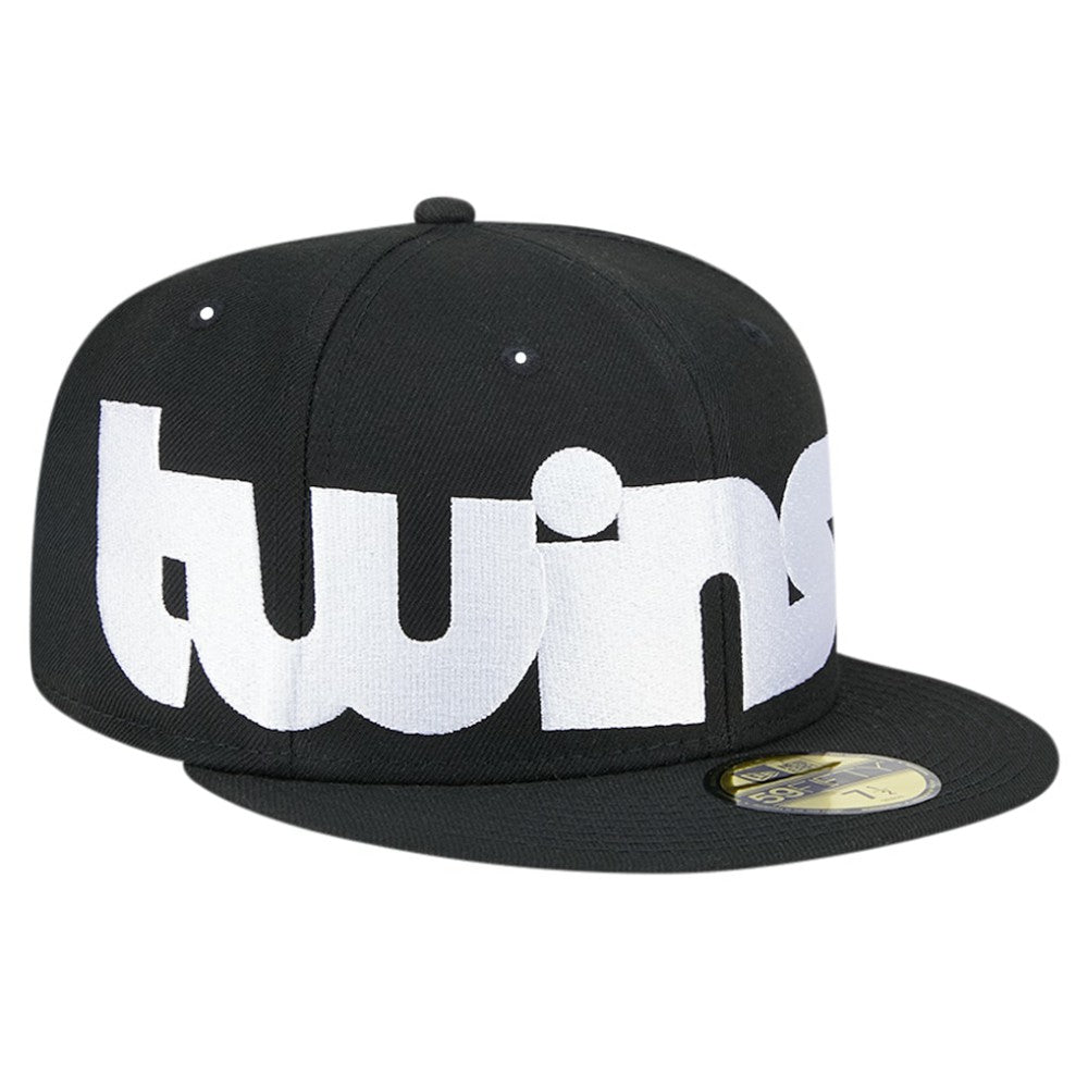 Minnesota Twins New Era Checkered Undervisor 59FIFTY Fitted Hat - MLB