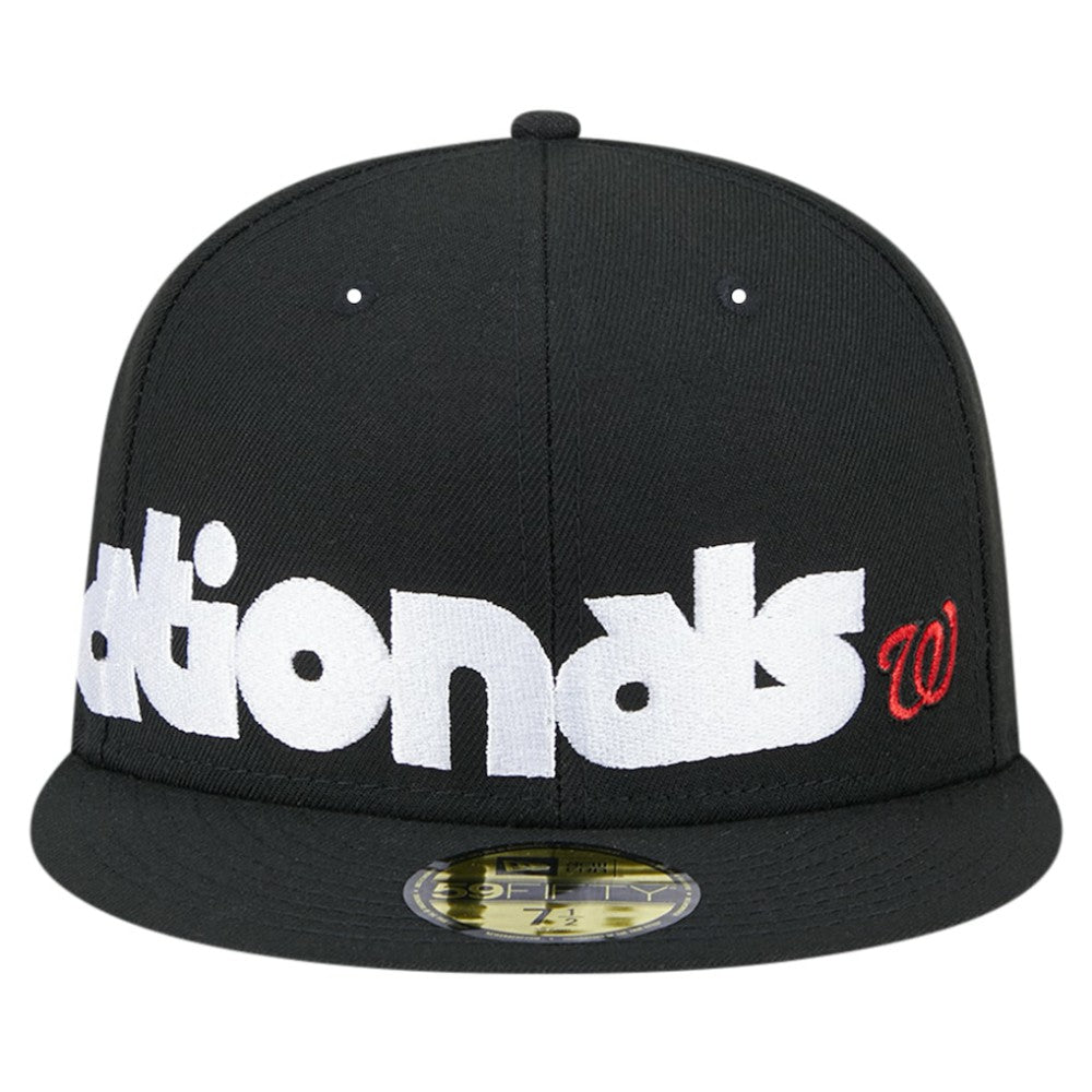 Washington Nationals New Era Checkered Undervisor 59FIFTY Fitted Hat - MLB