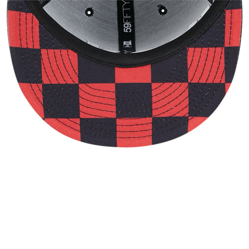 Washington Nationals New Era Checkered Undervisor 59FIFTY Fitted Hat - MLB
