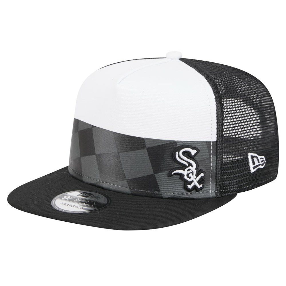 Chicago White Sox New Era Checkmate Trucker 9FIFTY Snapback Hat - MLB