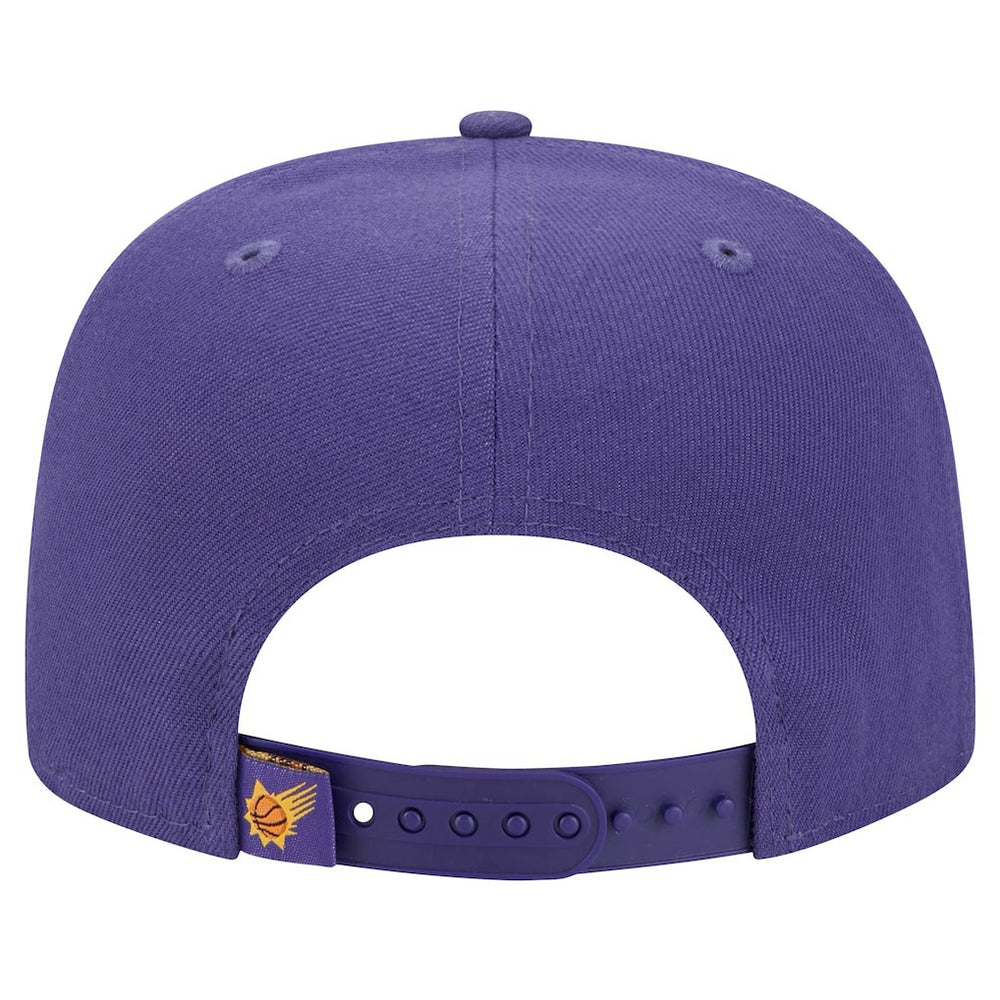 Phoenix Suns Oversized Puff Print Logo Golfer Snapback Hat Purple - NBA