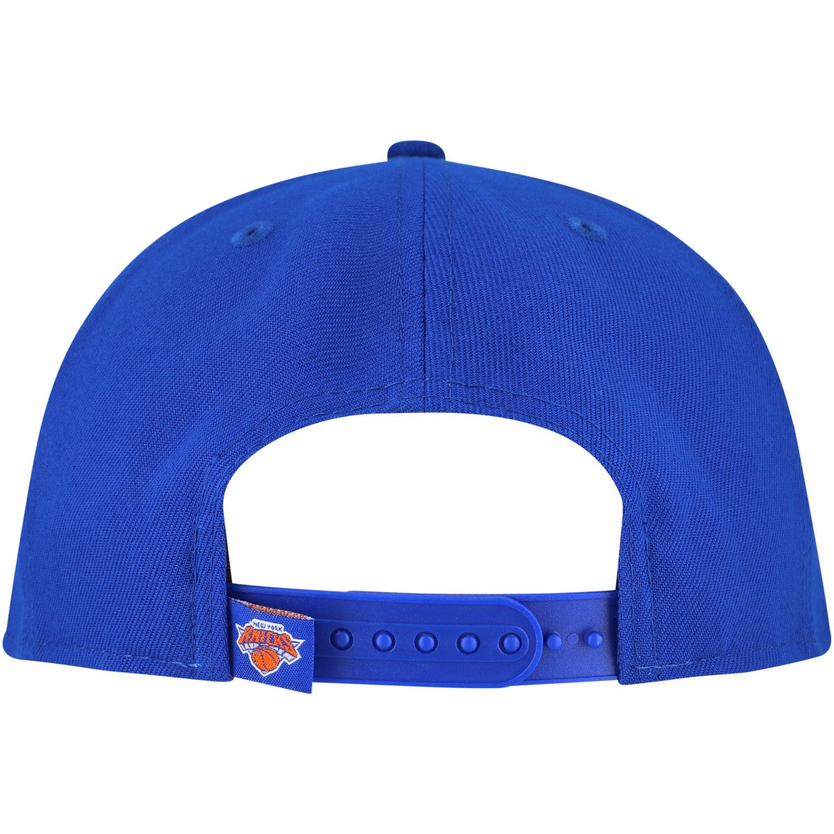 New York Knicks Oversized Puff Print Logo Golfer Snapback Hat Blue - NBA