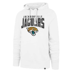 Jacksonville Jaguars '47 Elements Arch Headline Pullover Hoodie White | 47 brand