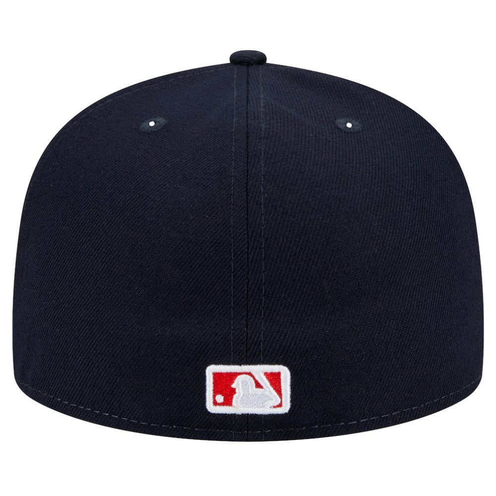 Boston Red Sox New Era Script Sided 59FIFTY Fitted Hat - MLB