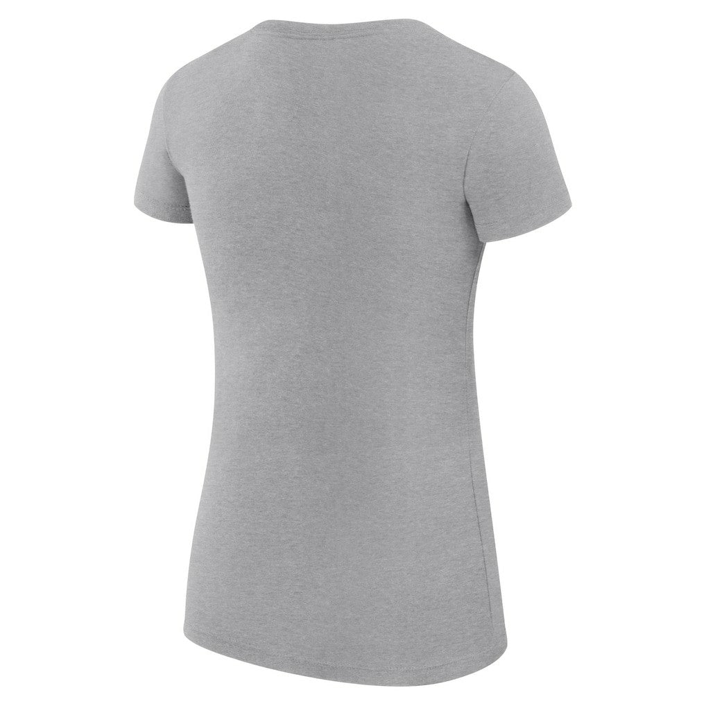 Golden State Warriors G-III 4Her by Carl Banks Women's Super-Slim Fit Lightweight Large City Logo T-Shirt Heather Gray - NBA