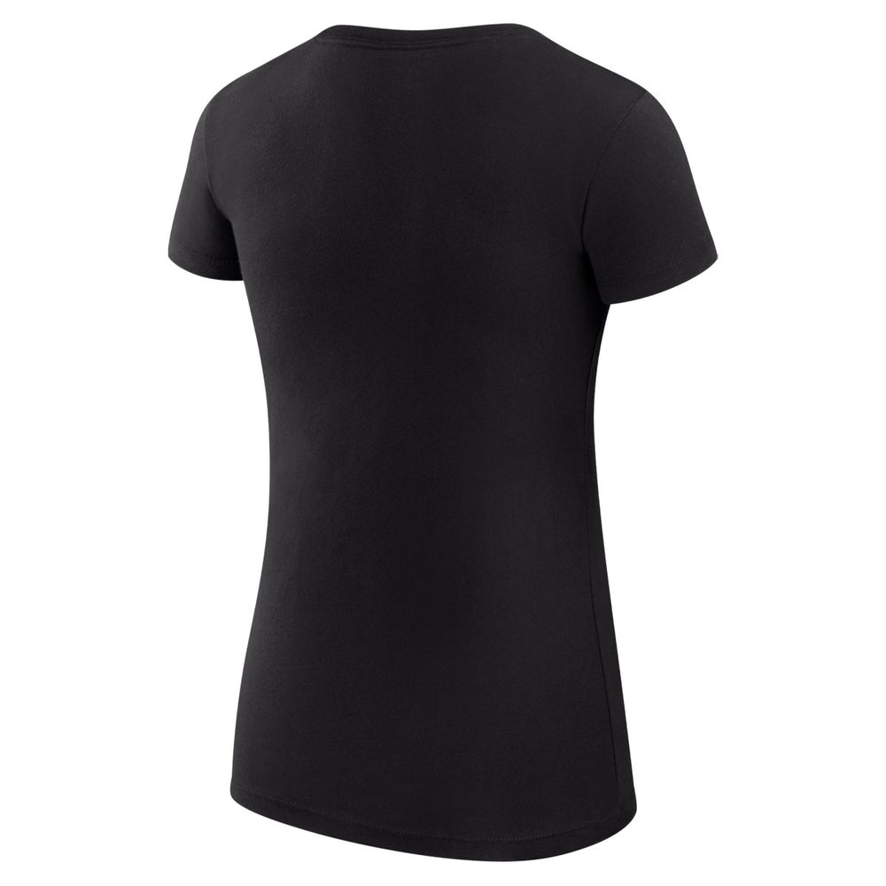 San Antonio Spurs G-III 4Her by Carl Banks Women's Super-Slim Fit Lightweight Large City Logo T-Shirt Black - NBA