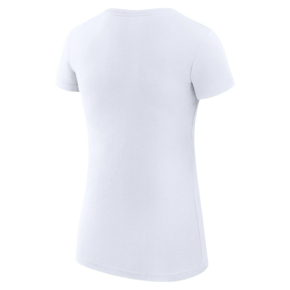 Denver Nuggets G-III 4Her by Carl Banks Women's Super-Slim Fit Lightweight Large City Logo T-Shirt White - NBA