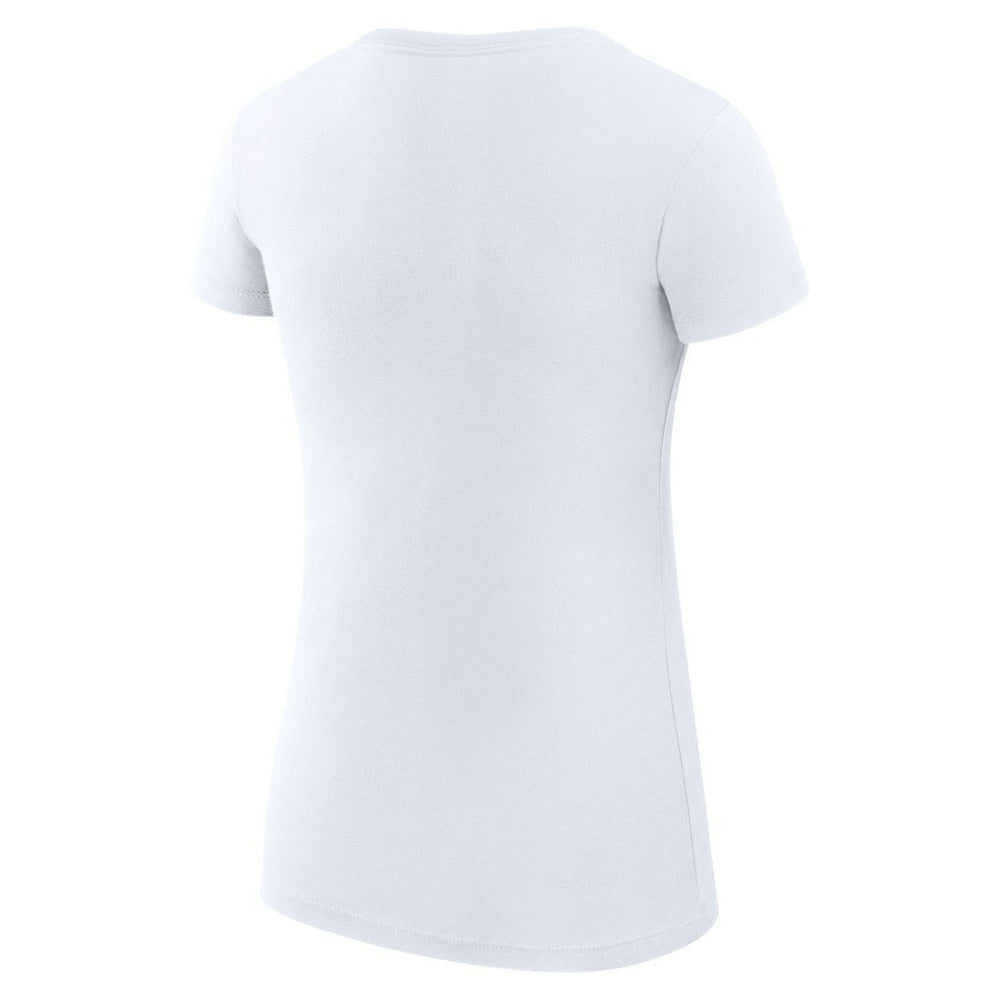 Chicago Bulls G-III 4Her by Carl Banks Women's Super-Slim Fit Lightweight Large City Logo T-Shirt White - NBA