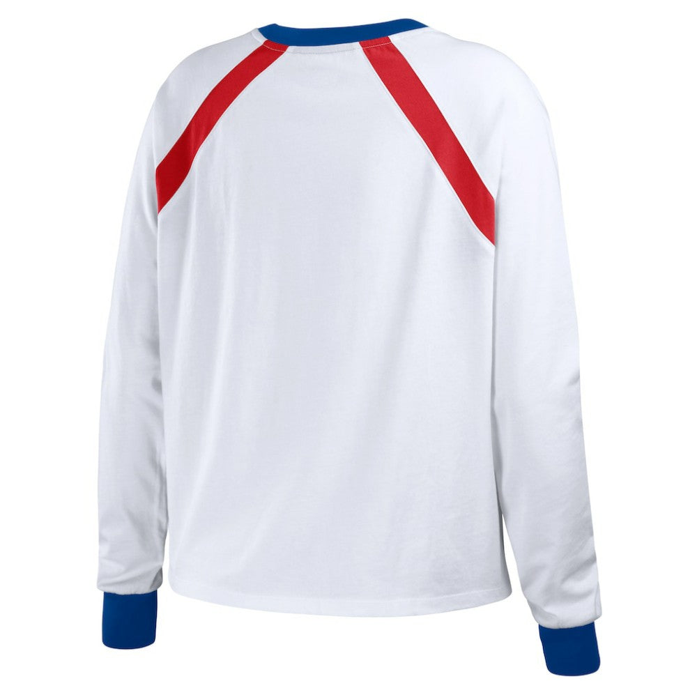Atlanta Braves WEAR by Erin Andrews Women's Raglan Long Sleeve T-Shirt - MLB