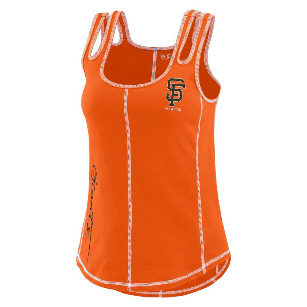 San Francisco Giants WEAR by Erin Andrews Women's Contrast Stitch Tank Top - MLB