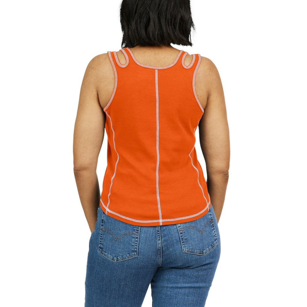 San Francisco Giants WEAR by Erin Andrews Women's Contrast Stitch Tank Top - MLB