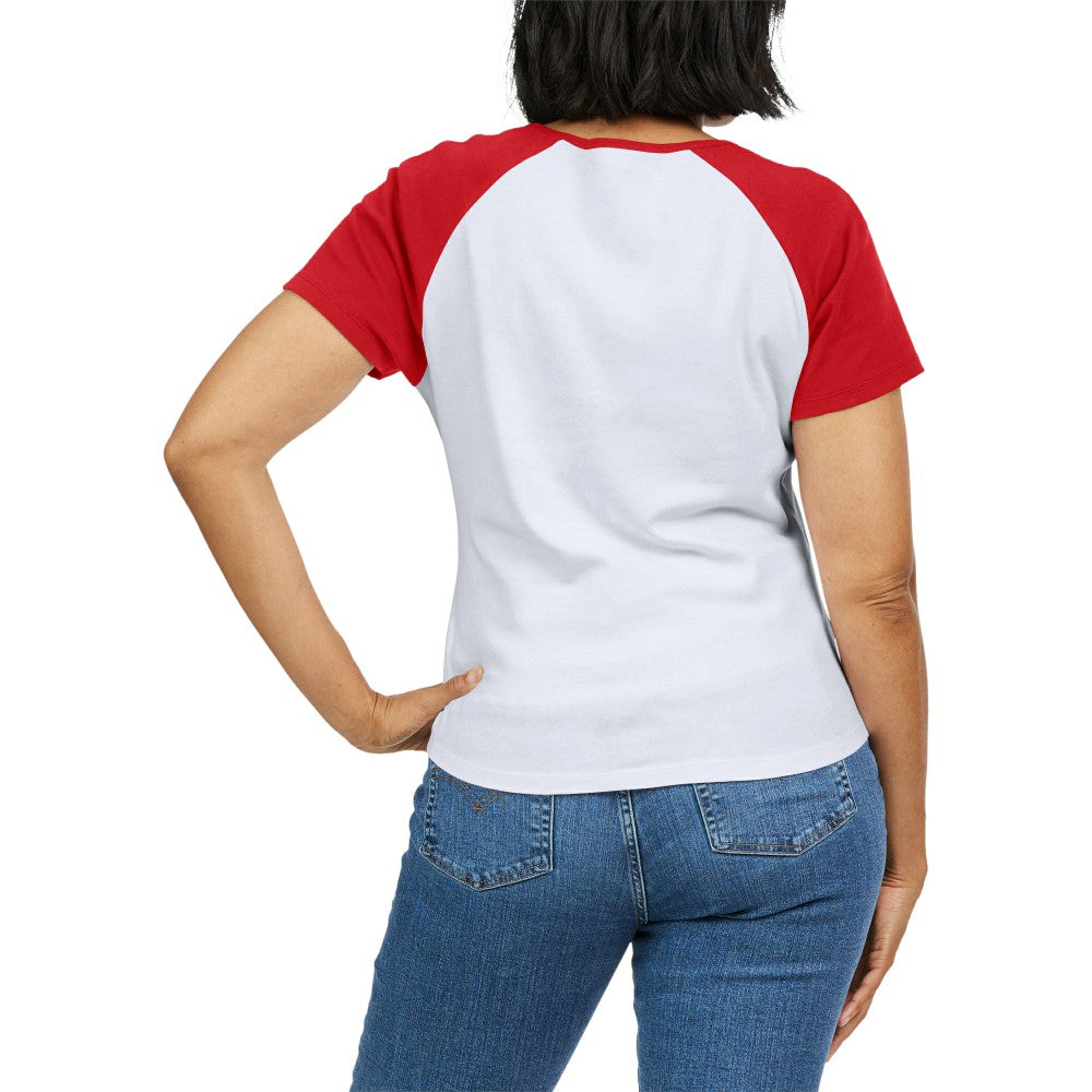 St. Louis Cardinals WEAR by Erin Andrews Women's Fitted Henley Raglan T-Shirt - MLB