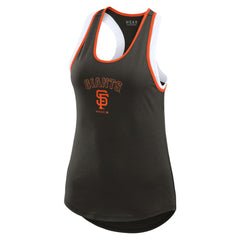 San Francisco Giants WEAR by Erin Andrews Women's Colorblock Racerback Tank Top - MLB