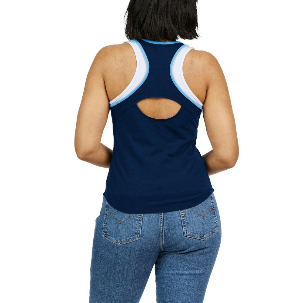 Tampa Bay Rays WEAR by Erin Andrews Women's Colorblock Racerback Tank Top - MLB