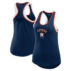 Houston Astros WEAR by Erin Andrews Women's Colorblock Racerback Tank Top - MLB