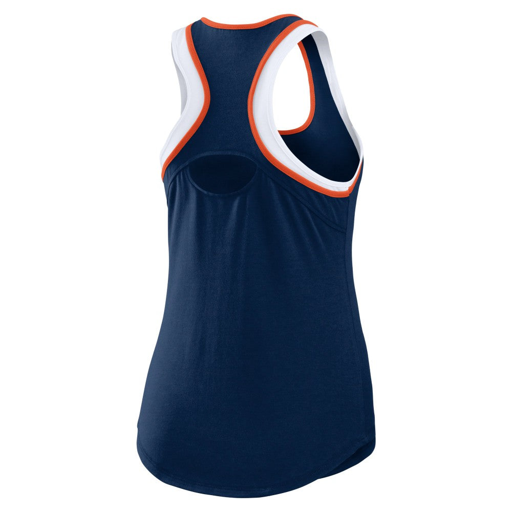 Houston Astros WEAR by Erin Andrews Women's Colorblock Racerback Tank Top - MLB