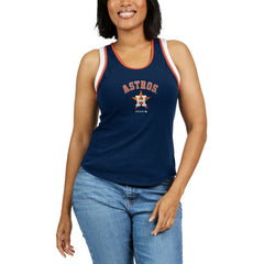 Houston Astros WEAR by Erin Andrews Women's Colorblock Racerback Tank Top - MLB