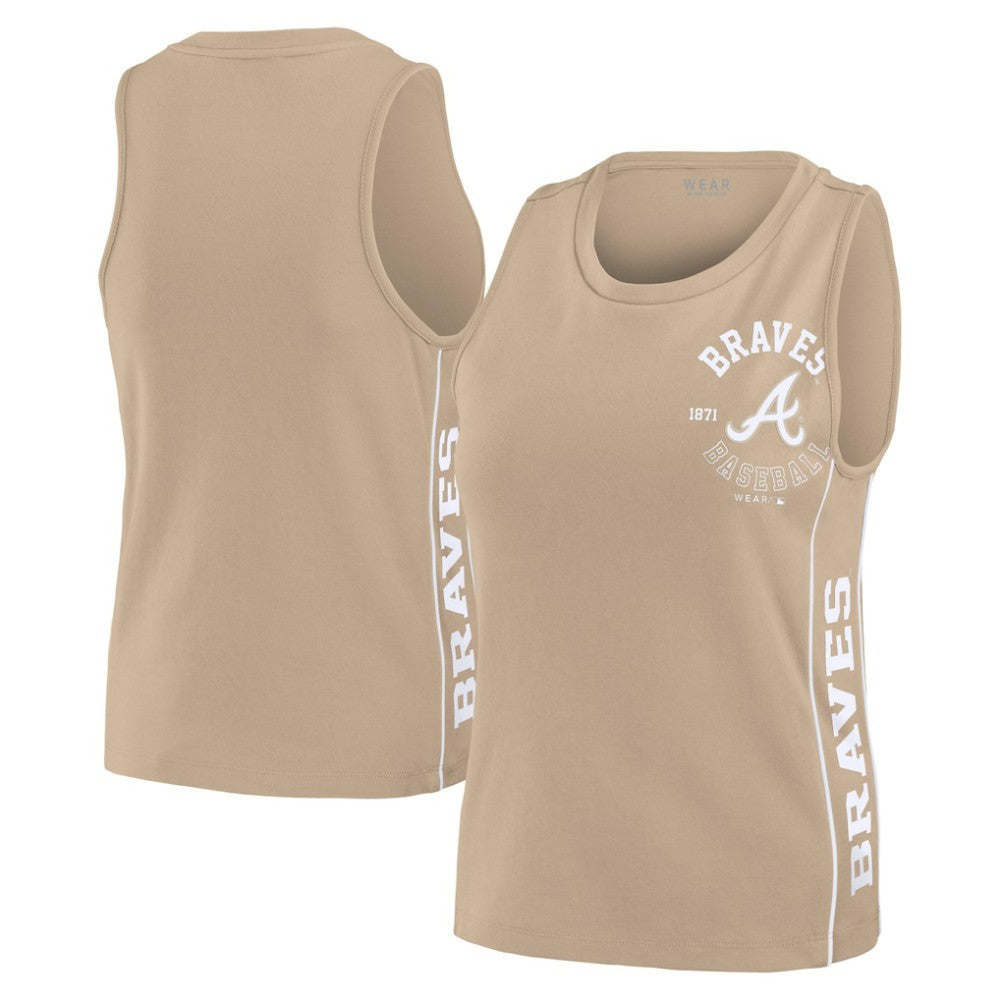 Atlanta Braves WEAR by Erin Andrews Women's Tonal Tank Top - MLB
