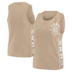 Chicago Cubs WEAR by Erin Andrews Women's Tonal Tank Top - MLB