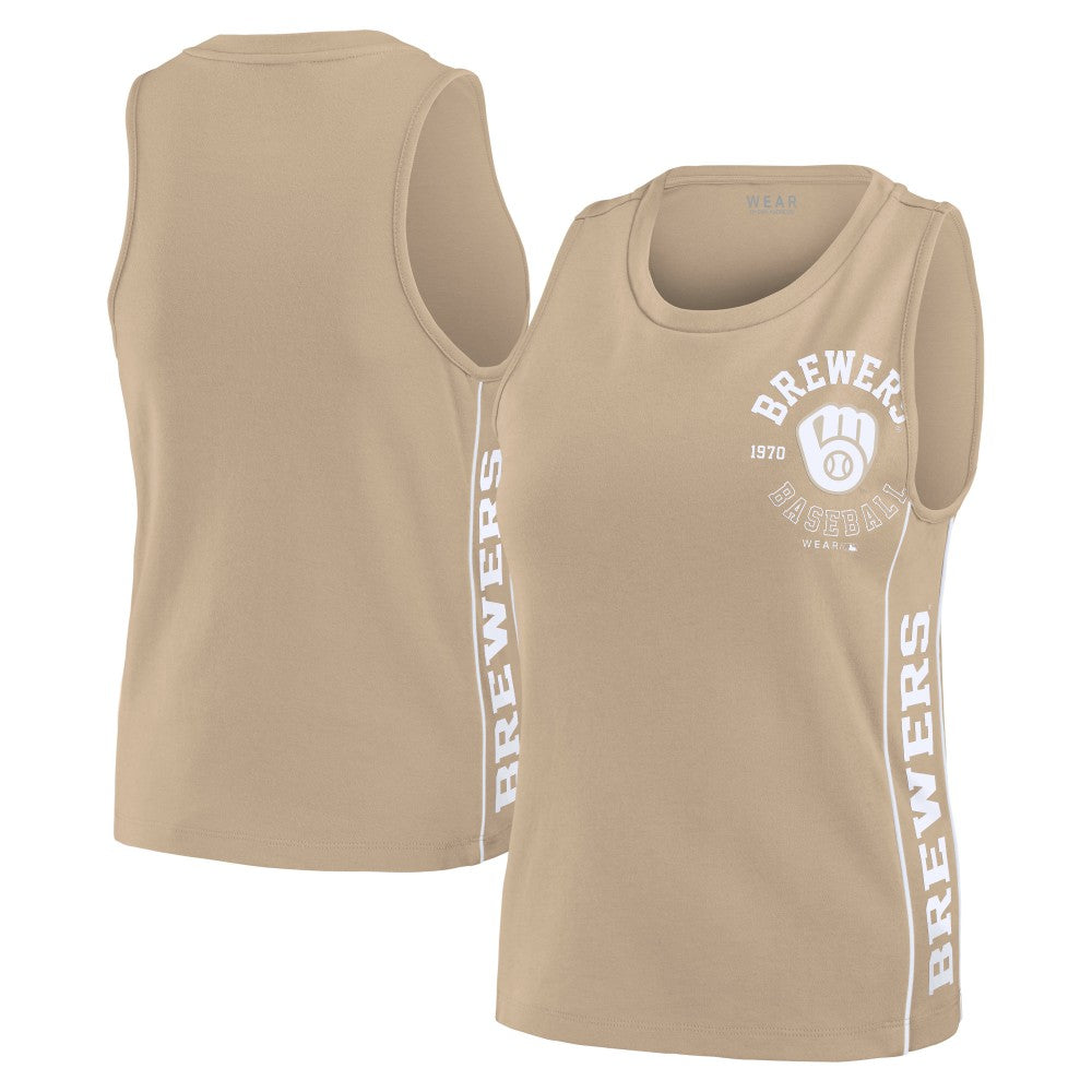 Milwaukee Brewers WEAR by Erin Andrews Women's Tonal Tank Top - MLB