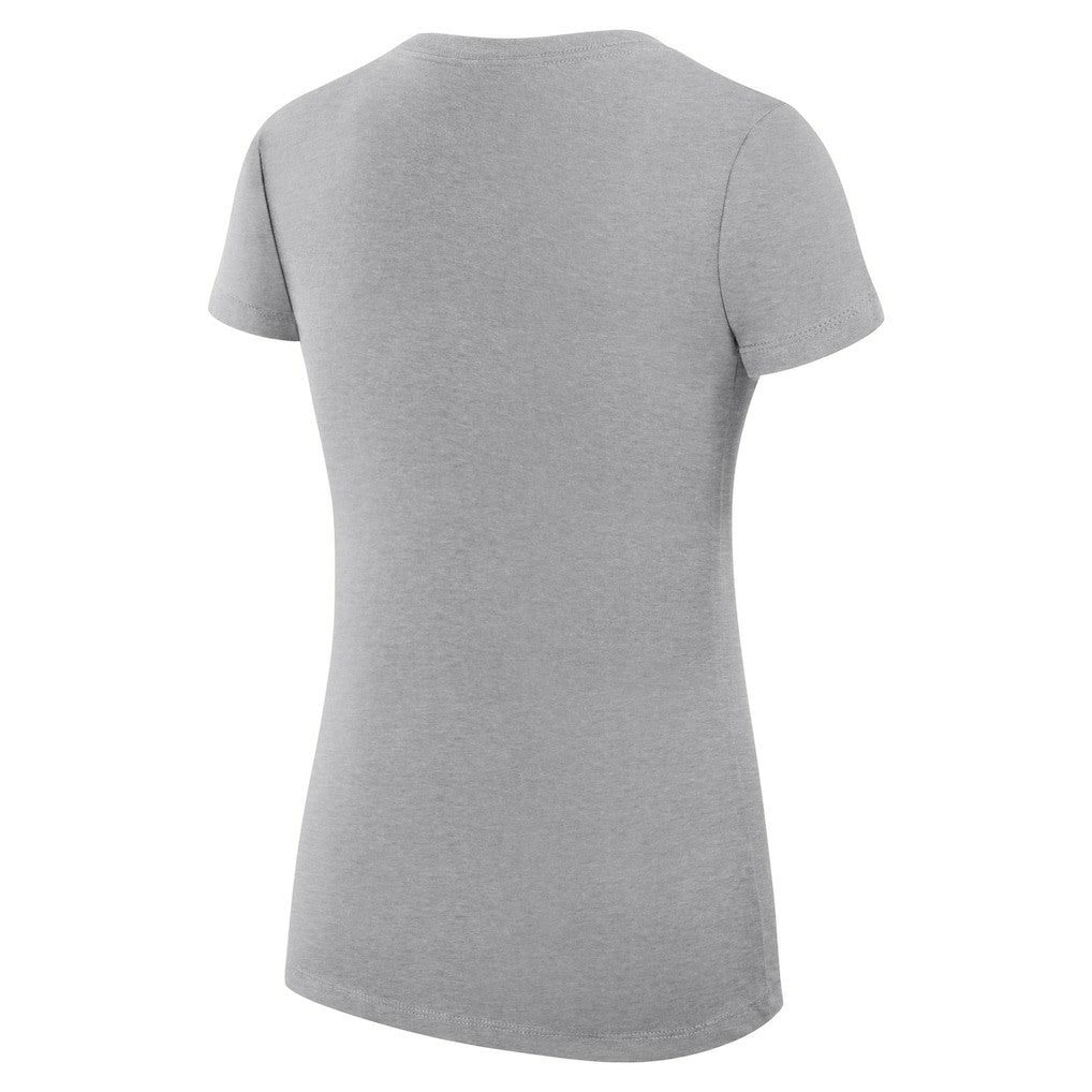 Boston Celtics G-III 4Her by Carl Banks Women's Super-Slim Fit Lightweight Large City Logo V-Neck T-Shirt Heather Gray - NBA